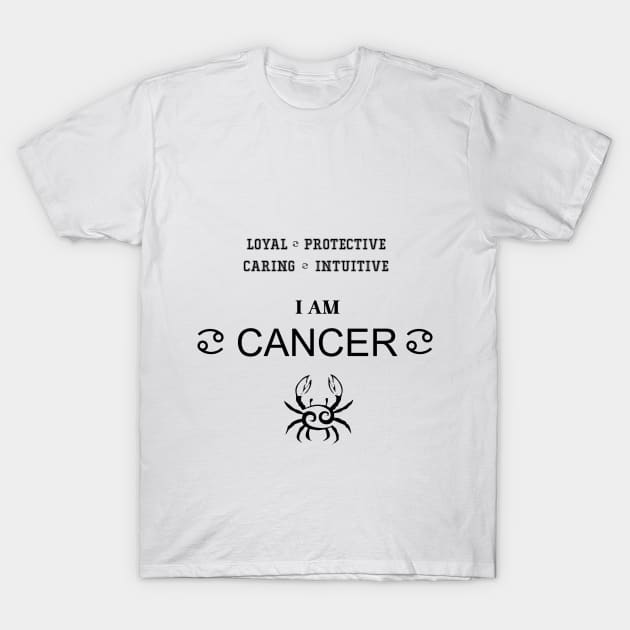 Cancer horoscope 01 T-Shirt by 2 souls